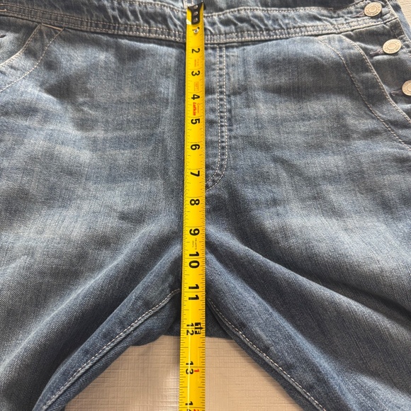 GAP Women's slouchy overall indigo Blue Denim Overall Sz small - Picture 8 of 10